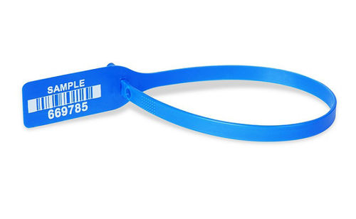 C930 Blue Fixed Length Security Seal with Tag (PACK OF 1000) SEQUENTIALLY NUMBERED